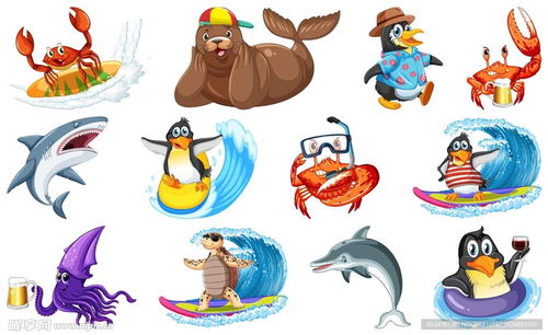 探索海洋生物的奇妙世界 合集设计图与生物多样性